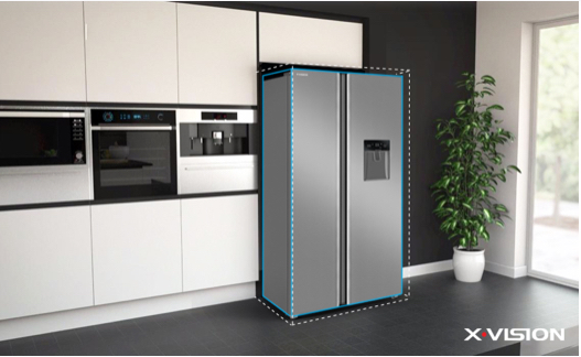 یخچال فریزر ساید ایکس ویژن مدل 666